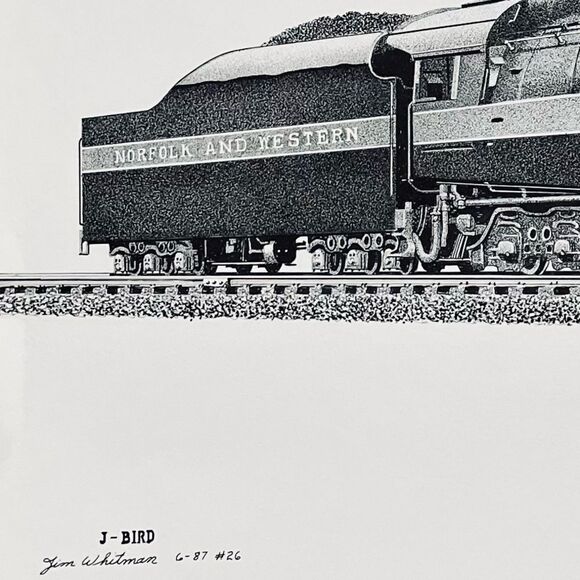 Norfolk And Western Railway 608 Train Prints - Picture 2 of 6